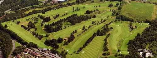 An aerial view of Bonnybridge Golf Club