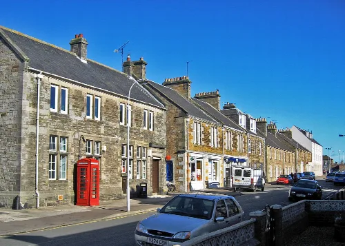Commercial St, Ladybank, Fife, Scotland.