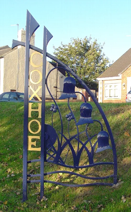 Signpost in Coxhoe